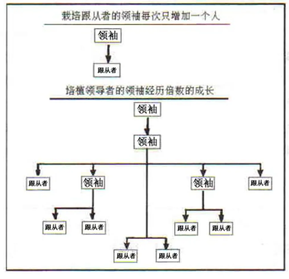 栽培能带领追随者的领袖和栽培能栽培领袖的领袖